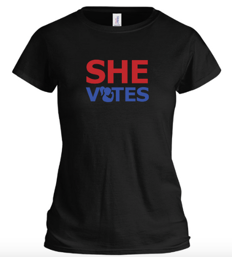 SHE VOTES Softstyle T-Shirt